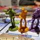 The game’s comic book-style art carries over to its miniatures, which is a great touch.